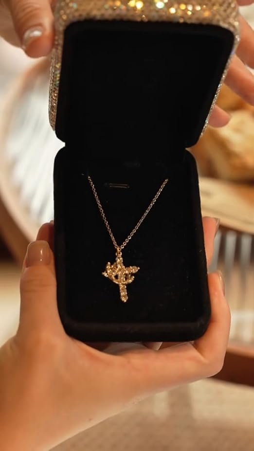 Crown Cross Necklace
